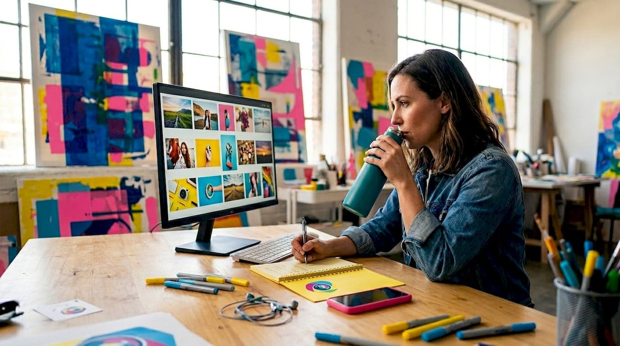 Unique image generation for real social media reach